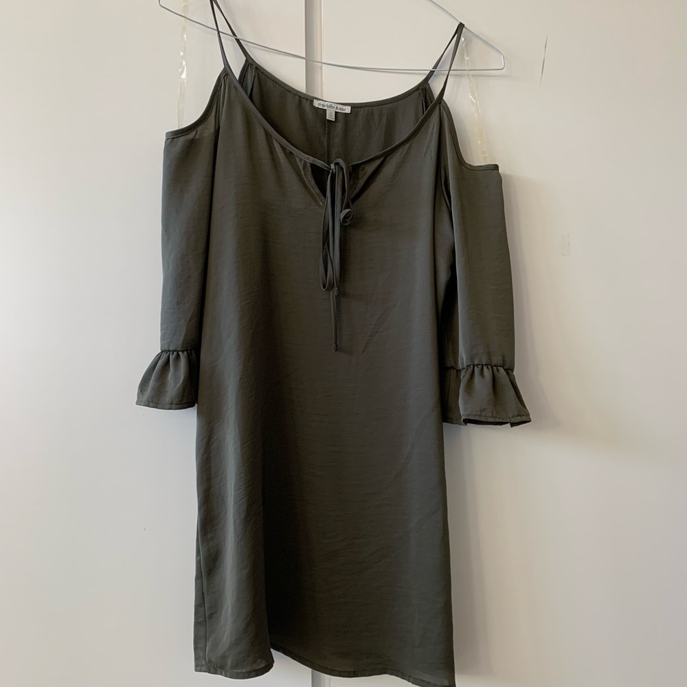 Charlotte Russe Cold Shoulder Shift Dress